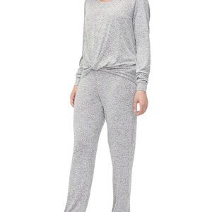 UGG Grey Heather Fallon PJ Set with Side Tie